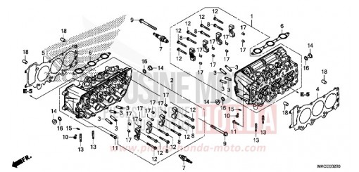 CYLINDER HEAD GL1800BK de 2019